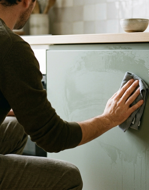 Entretien des façades de cuisine : le guide complet 2026 (laqué, mélaminé, bois)