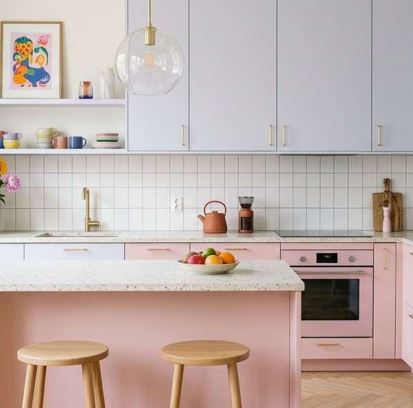 Cuisine bicolore : comment associer 2 teintes de façades