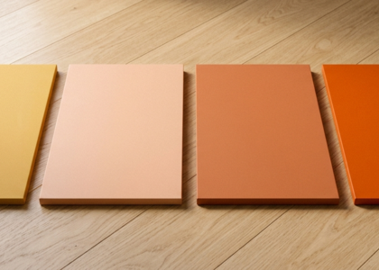 Façade de cuisine orange : du jaune miel à l'orange vif