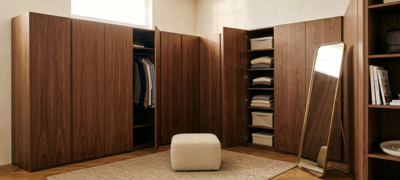 Dressing sur mesure : le guide complet 2026 (implantation, dimensions, portes)