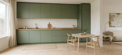 Façades vertes pour cuisine IKEA Metod : les meilleures alternatives à Kallarp