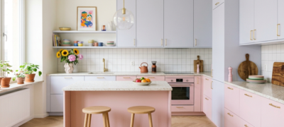 Cuisine bicolore : comment associer 2 teintes de façades