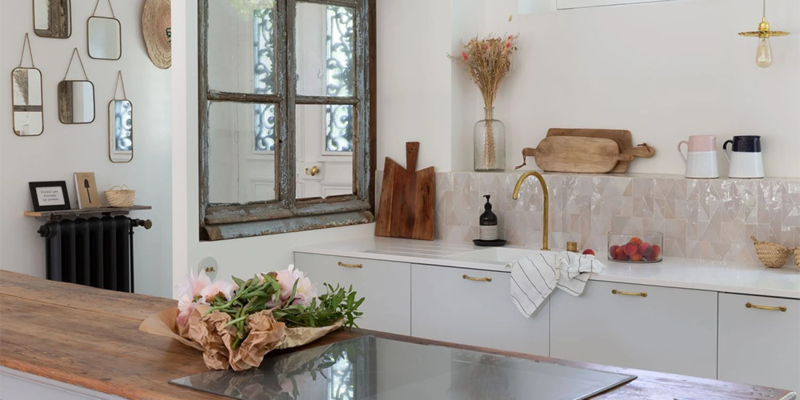 Cuisine campagne moderne Façade Sweetch PAO