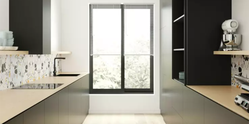 Façades lisse rallongées noir