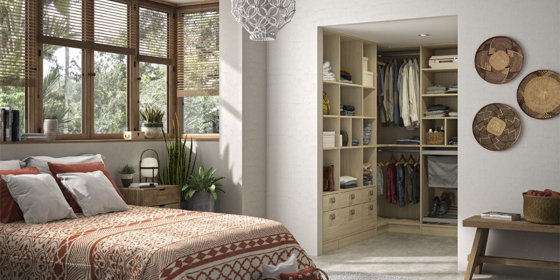 dressing en u bois cosy