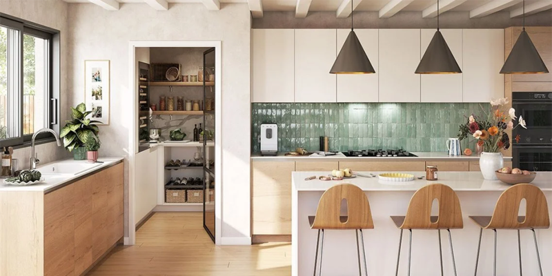 Cuisine Référence Blanc et Chêne